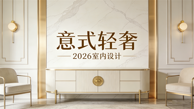 家居设计风格丨意式轻奢，简约与奢华间的黄金比例